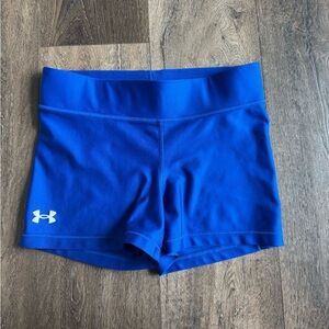 Under Armour shorts.  Royal blue.  Women’s size medium.